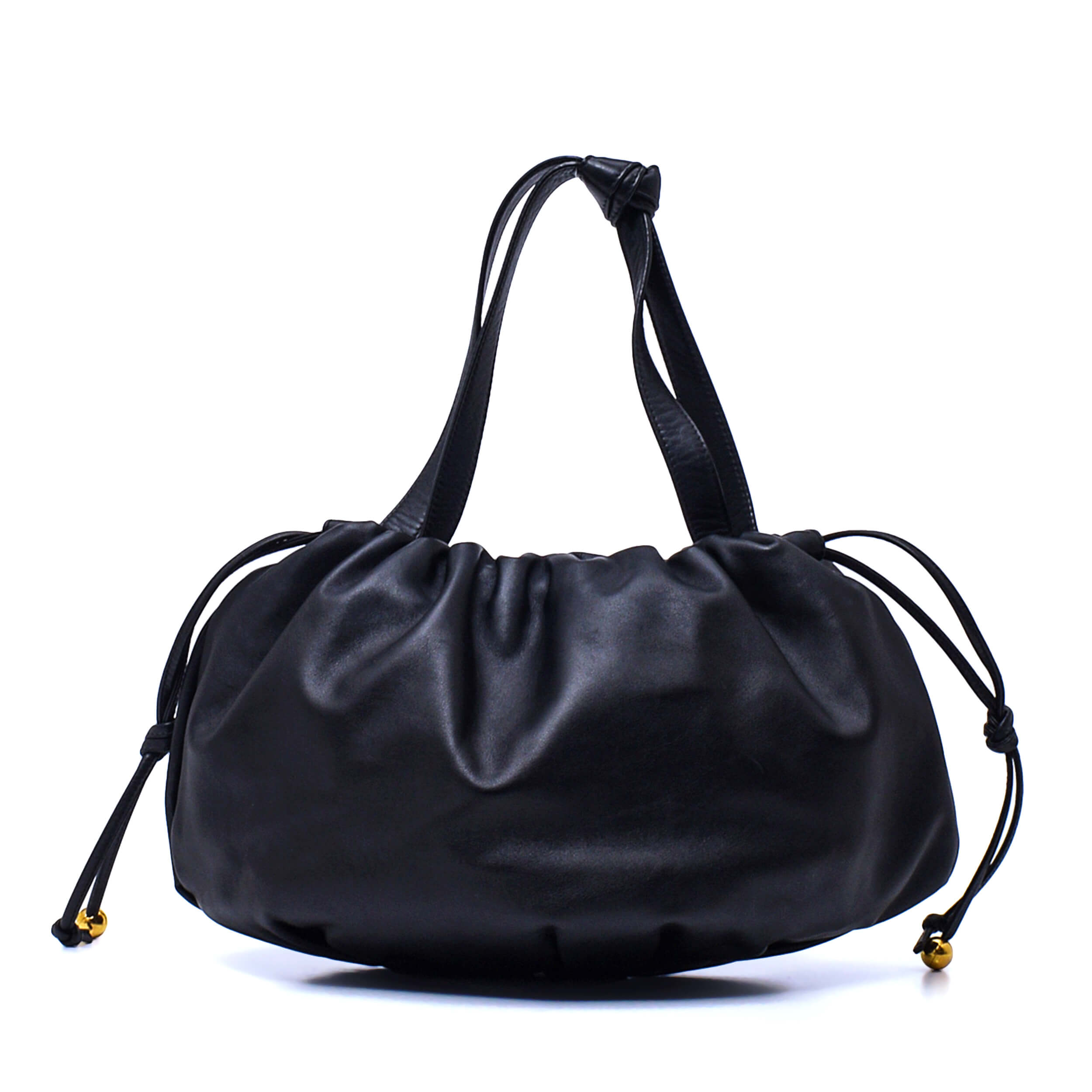 Bottega Veneta - Black Leather Medium The Bulb Bag